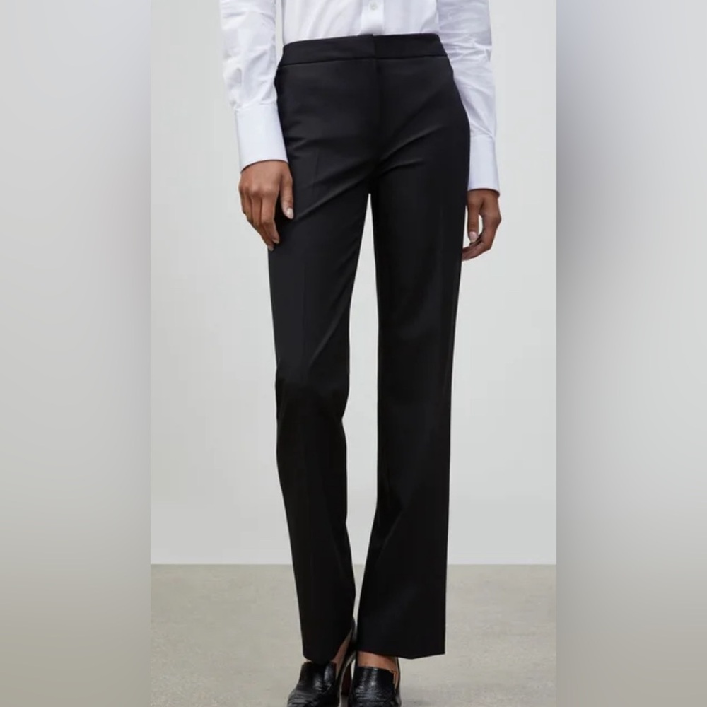 Lafayette 148 "menswear" black pant
